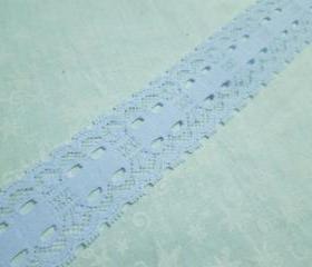 1 yard of 1 1/2 inch Lavender Purple Stretch elastic lace for bridal, baby headband, lingerie, garter, hair acc by MarlenesAttic - Item WH